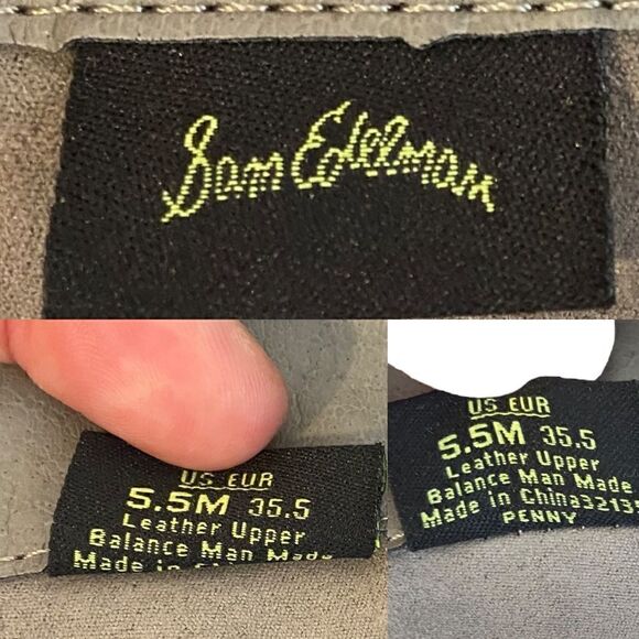 Sam Edelman Grey Penny Riding Boots Size 5.5M - Picture 10 of 16